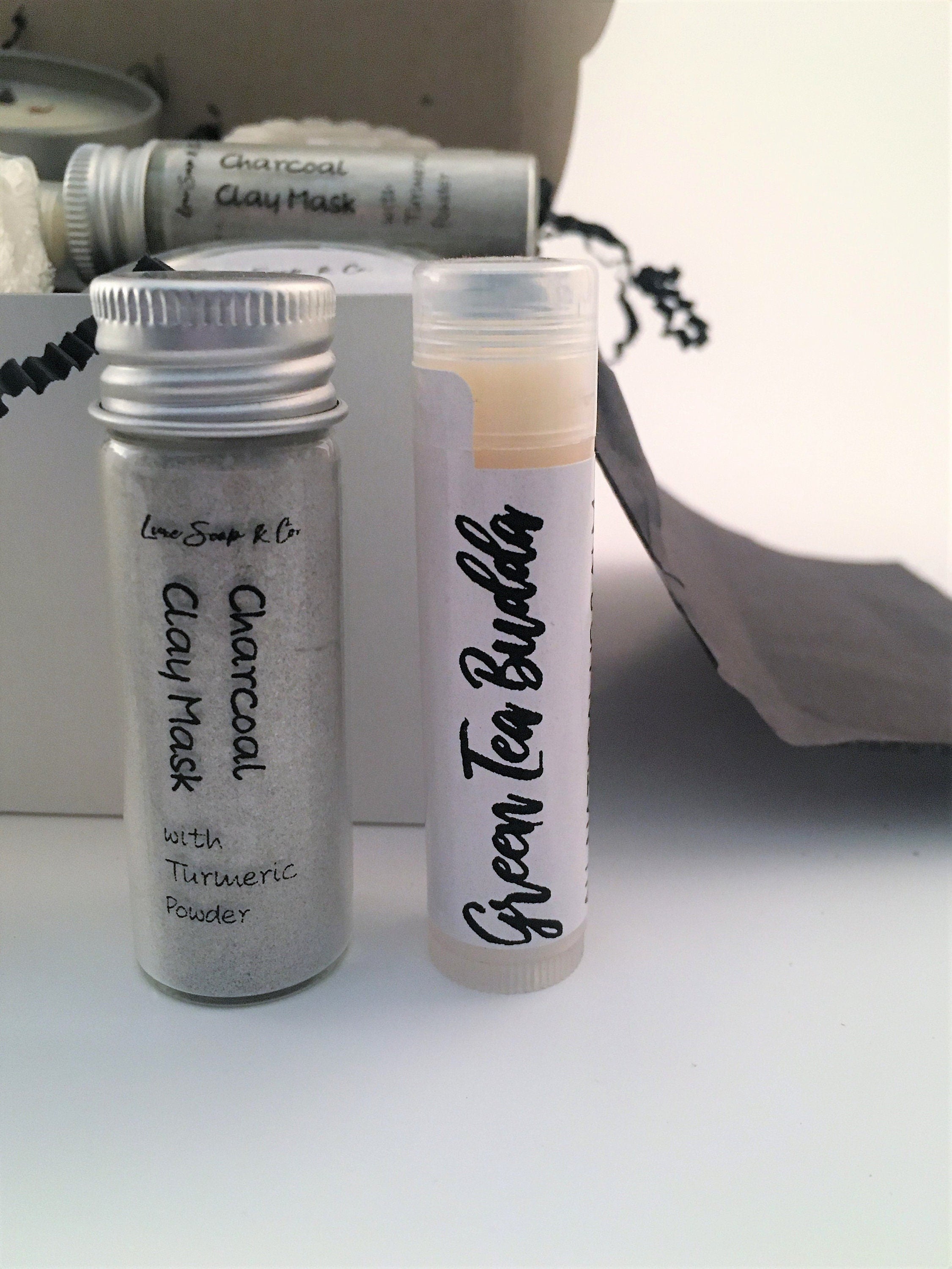 Thinking of you gift box, You are in my thoughts, Missing you, Skin Care, Vegan, Spa, Self Care Gift Box, Lavender, Clay Mask, All Natural