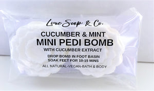 Pedicure Gift Set, Peppermint, Foot Recovery Kit, Foot Care, Pedi box, DIY Pedi, All Natural Formulated Skin Care, Mother's Day