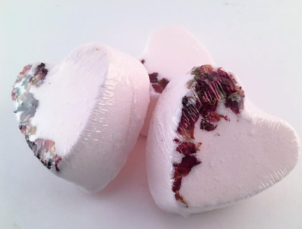 Rose Bath Bomb - Luxe Soap & Co Ltd