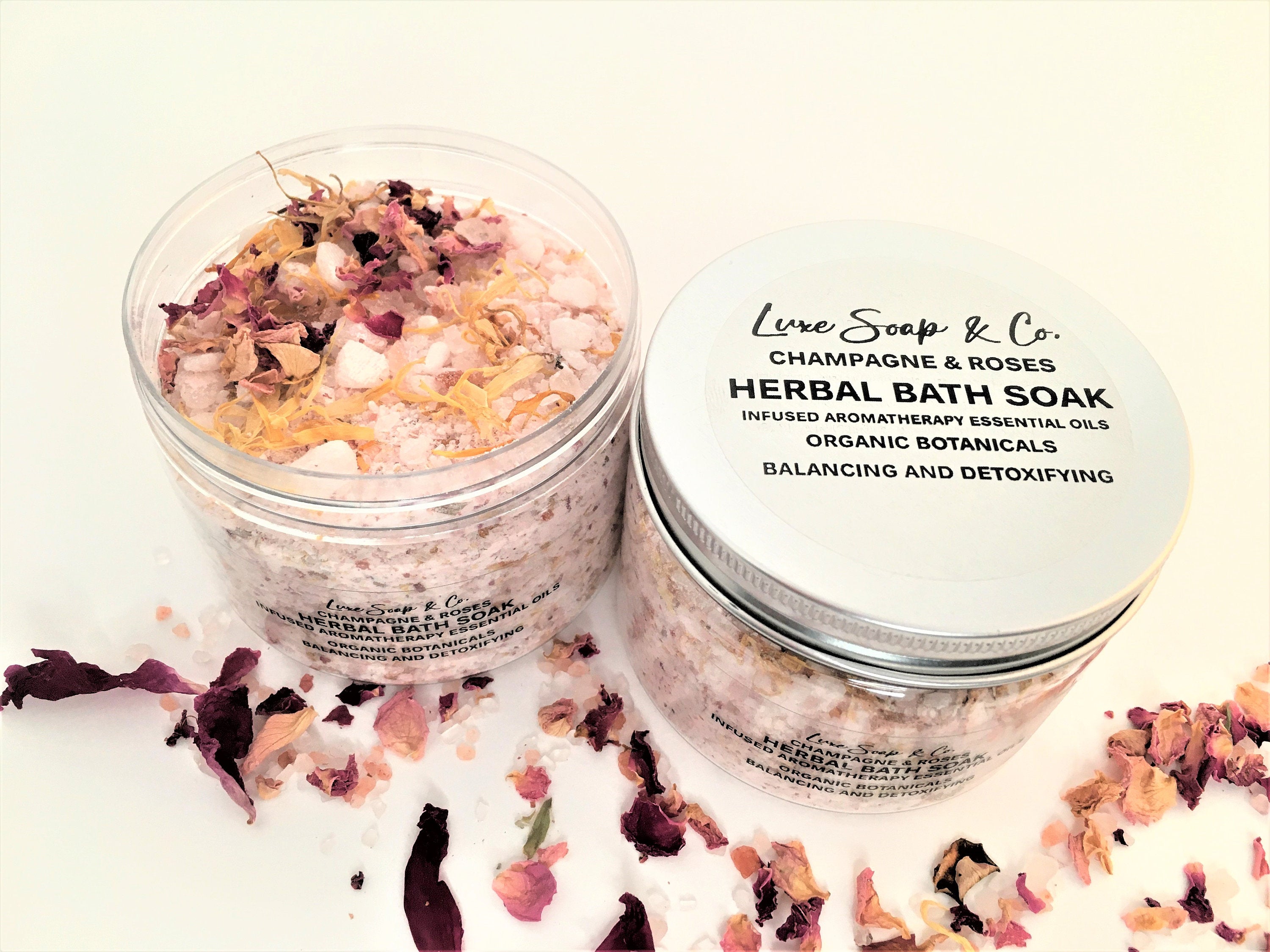Rose Bath Soaks - Luxe Soap & Co Ltd