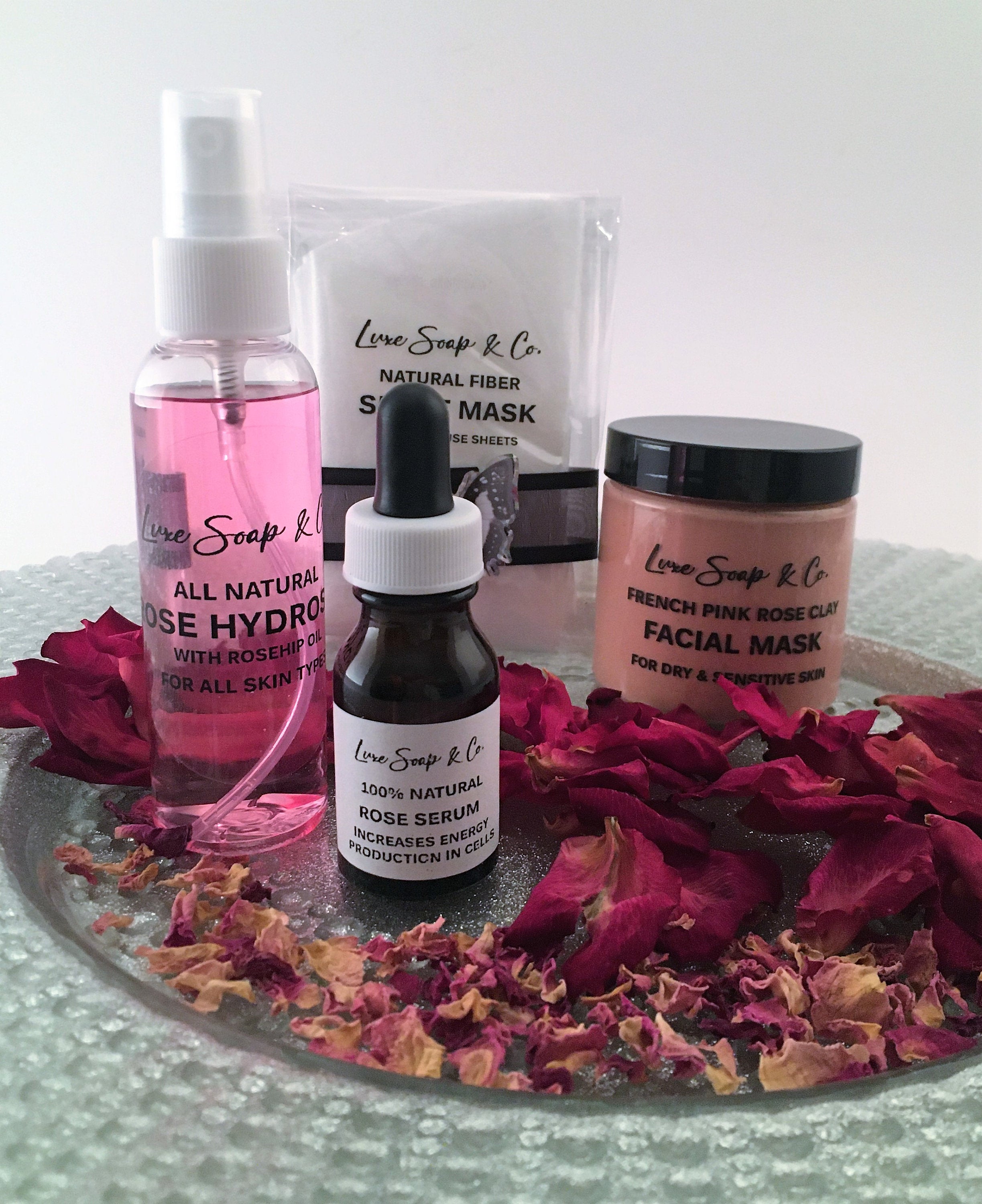 Rose Clay Spa Gift Set - Luxe Soap & Co Ltd