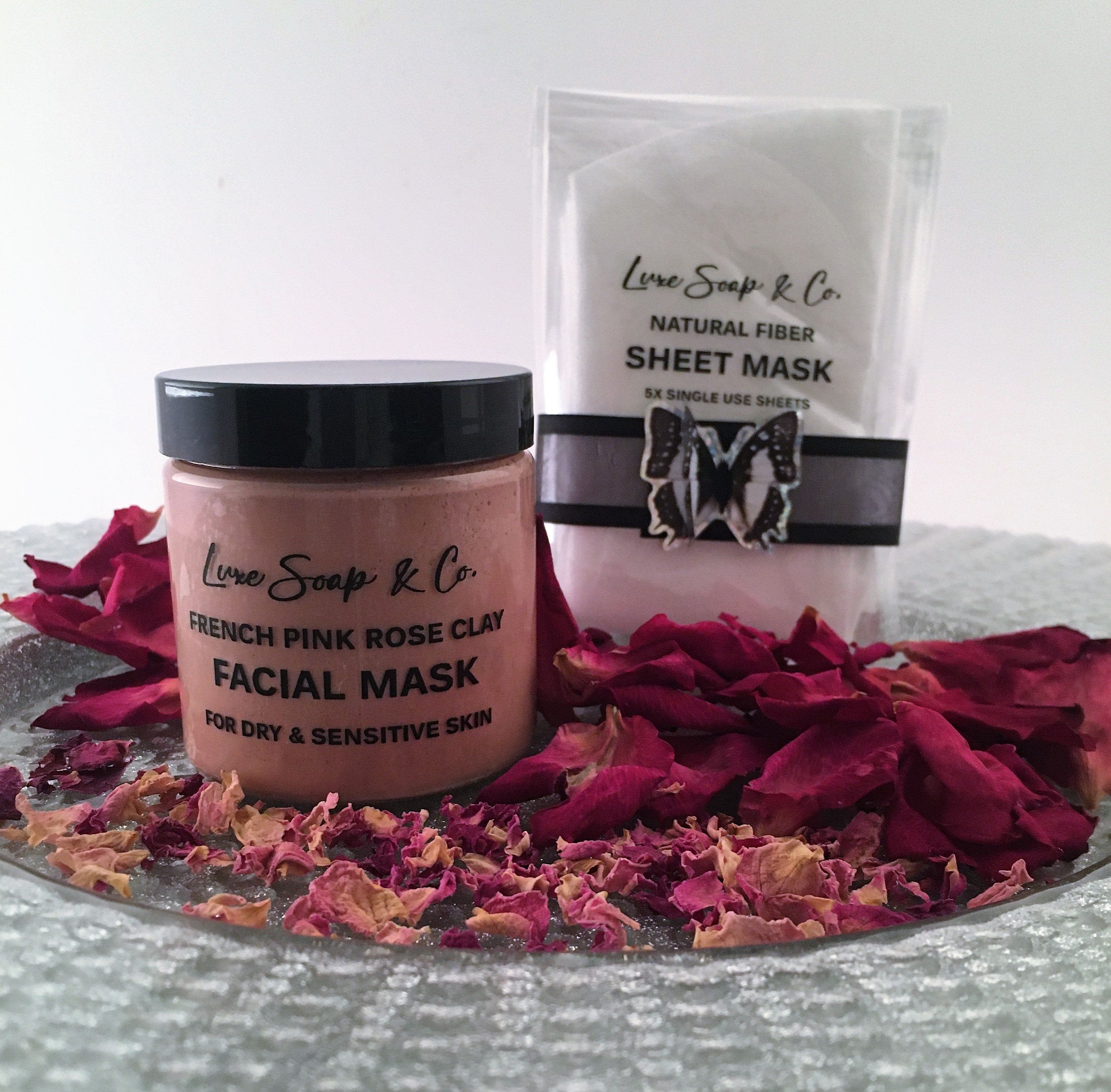 Rose Clay Spa Gift Set - Luxe Soap & Co Ltd