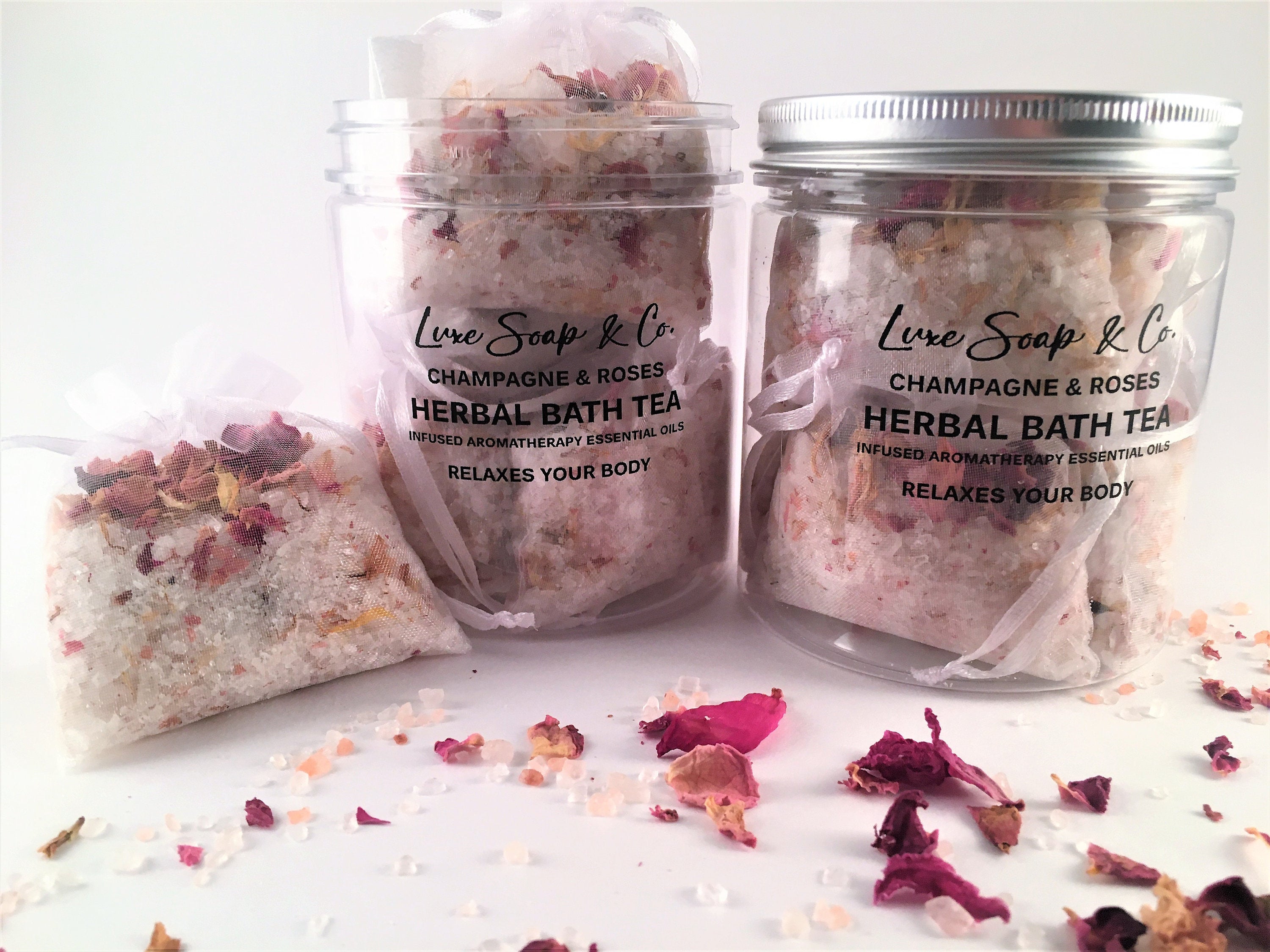 Valentine's Gift Set, say you love her,  personalized note, beauty gift - Luxe Soap & Co Ltd