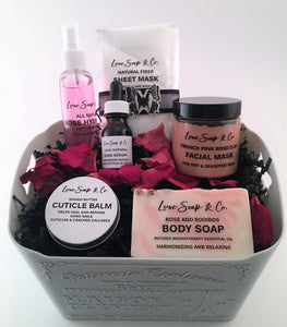 Rose Clay Spa Gift Set - Luxe Soap & Co Ltd